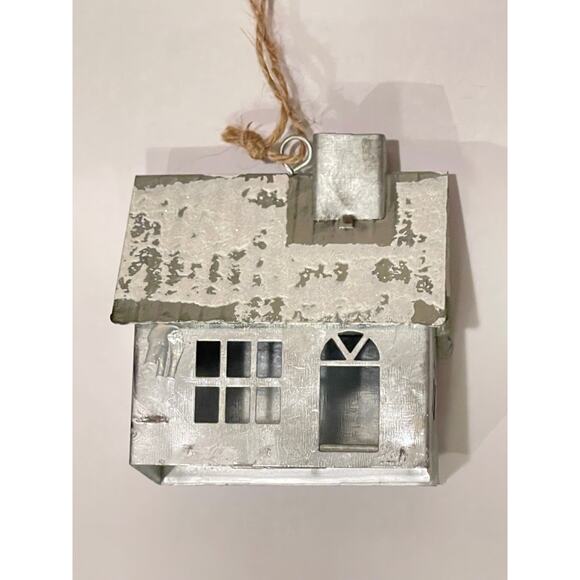Wondershop Tin House Christmas Ornament - Picture 2 of 3